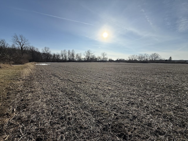 view of yard featuring a rural view