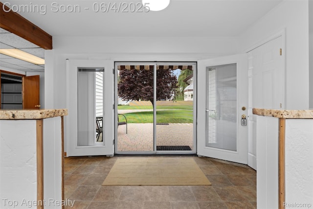 27320 Ryan Rd, Warren, MI 48092 - entryway featuring stone finish floors and plenty of natural light