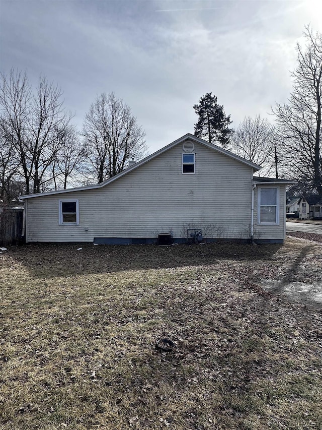 view of side of property