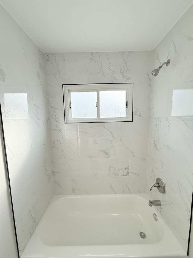 full bathroom featuring shower / bath combination