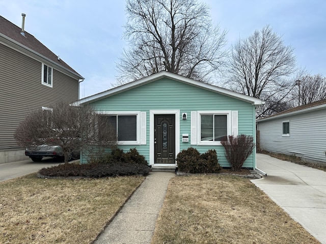 view of bungalow-style house