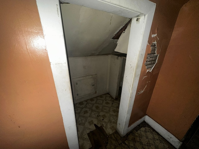 interior space featuring tile patterned floors