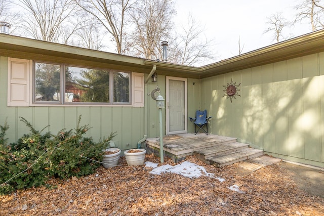 view of entrance to property