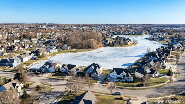 bird's eye view featuring a residential view