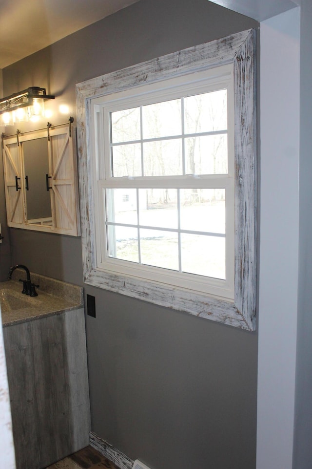 bathroom with a sink