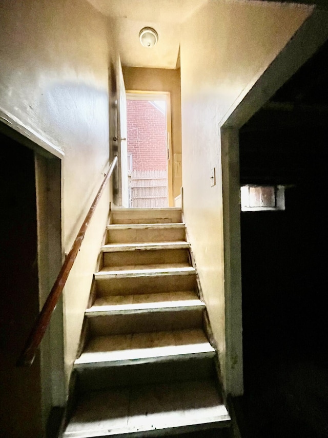 view of staircase