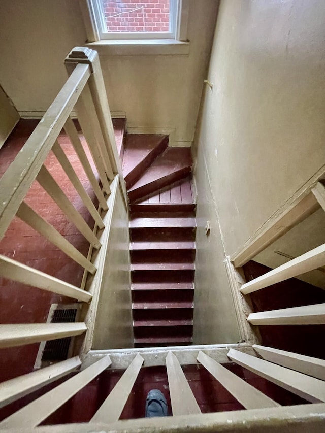 view of stairs