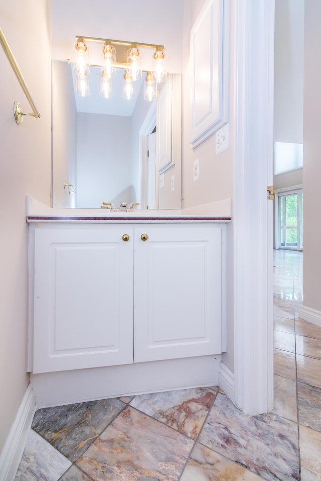 bathroom with baseboards