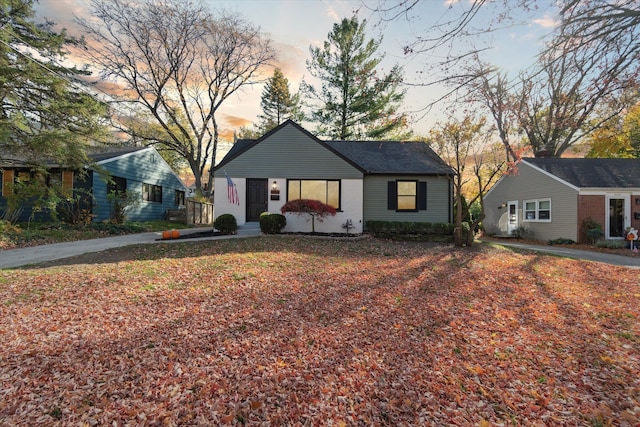 view of front of home