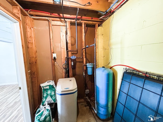 view of utility room