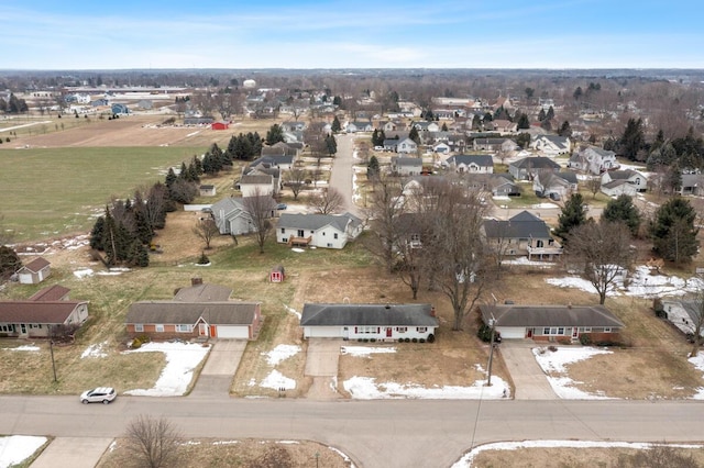 drone / aerial view featuring a residential view