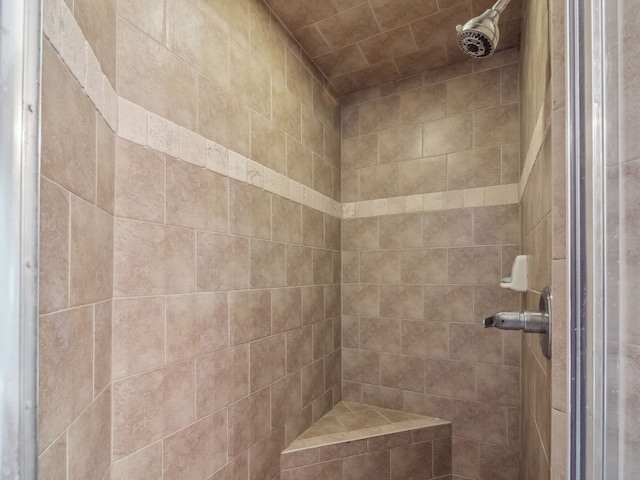 full bathroom with a stall shower