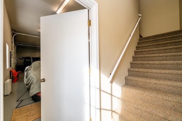 view of stairs