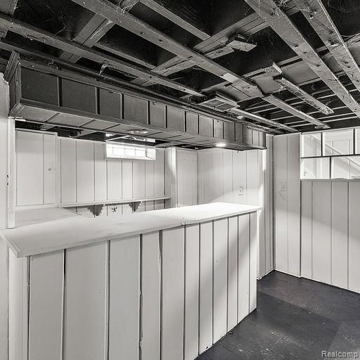 view of basement