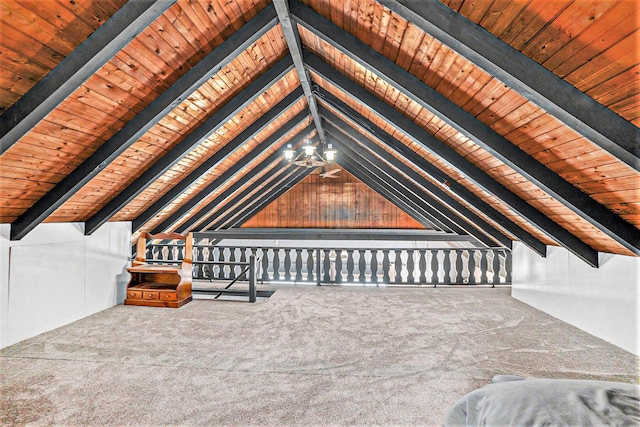 view of attic