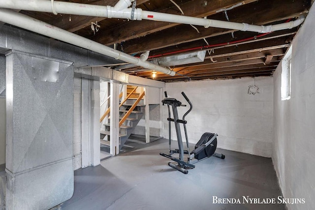 view of workout room