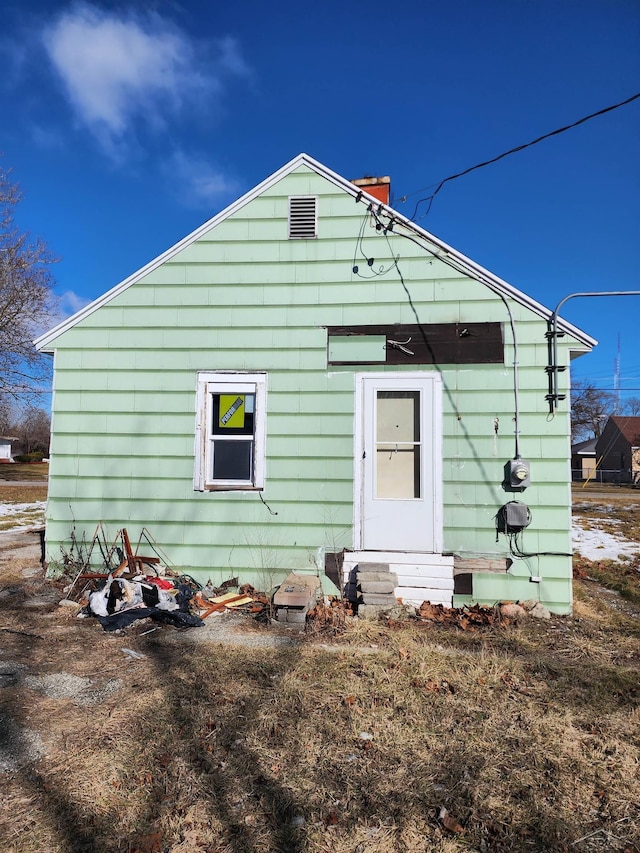 view of back of house