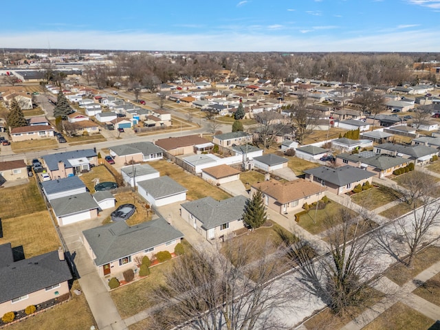 birds eye view of property featuring a residential view