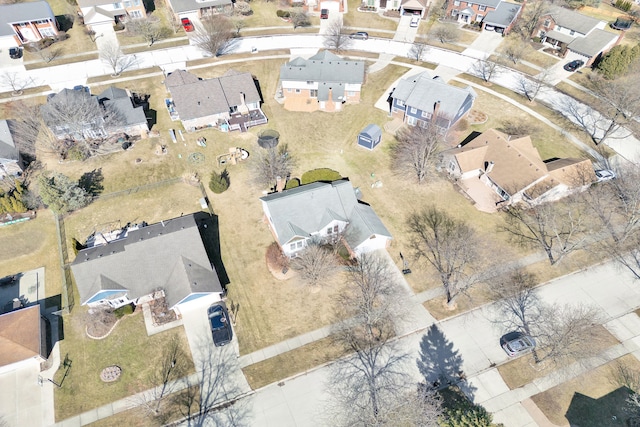 birds eye view of property featuring a residential view