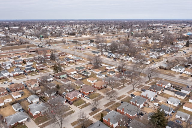 drone / aerial view featuring a residential view