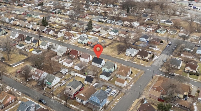 birds eye view of property featuring a residential view