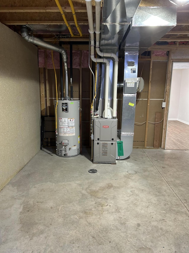 utilities with water heater