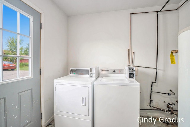 washroom featuring separate washer and dryer