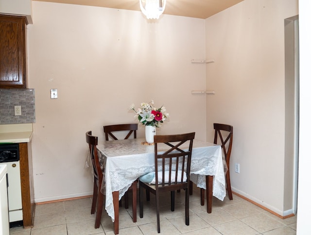 dining room with baseboards