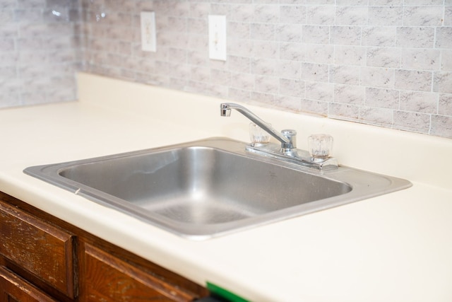 details with light countertops and a sink