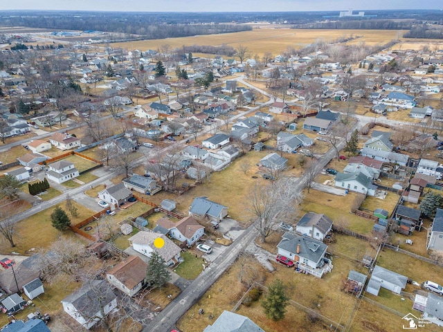 drone / aerial view featuring a residential view