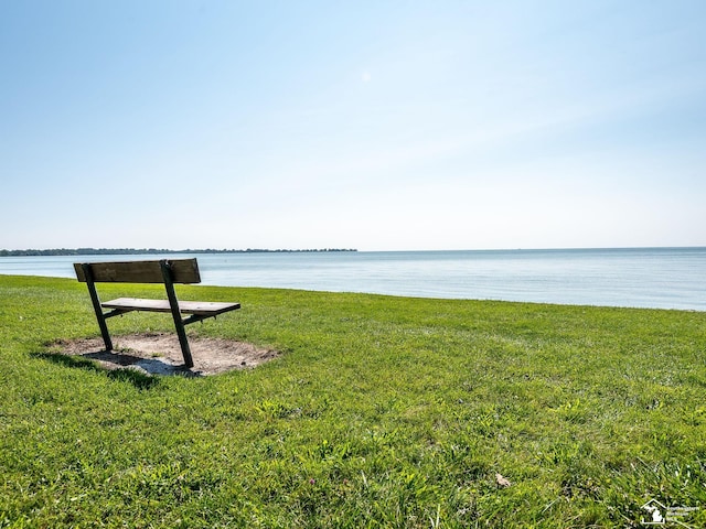 property view of water