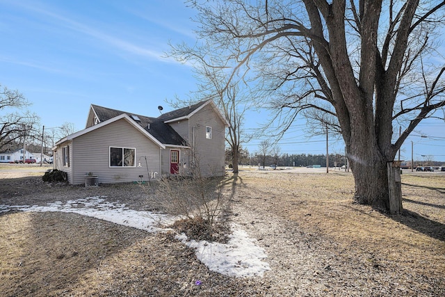 view of side of property