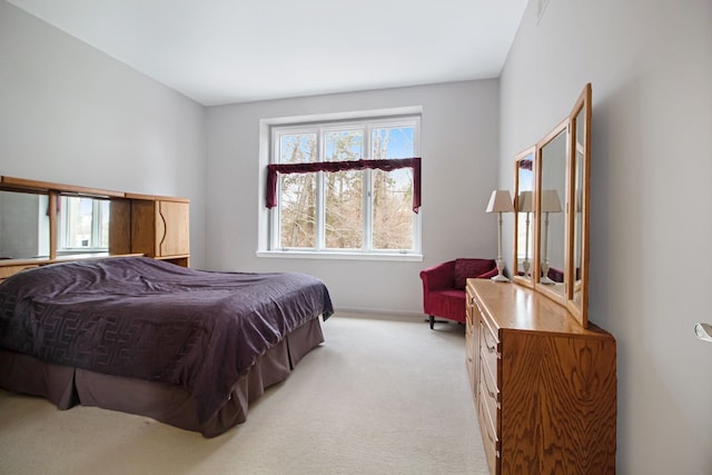 bedroom featuring carpet floors