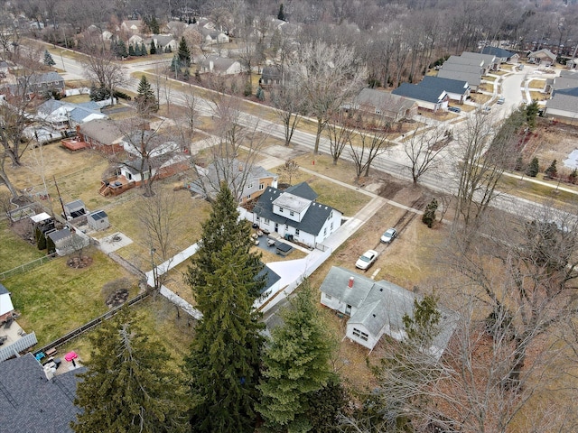birds eye view of property featuring a residential view