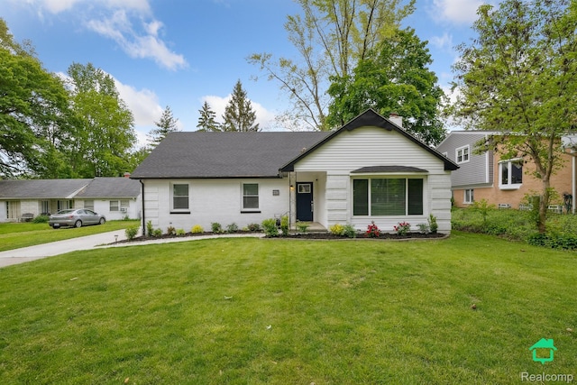 41415 Five Mile Rd, Plymouth, MI 48170 - view of front of property featuring a front lawn