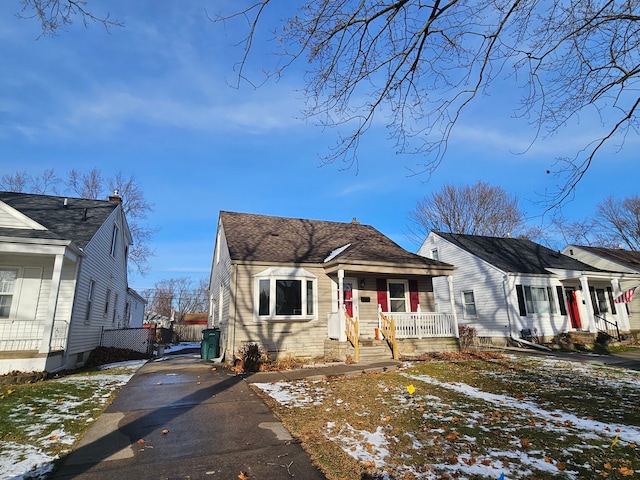 view of bungalow-style house