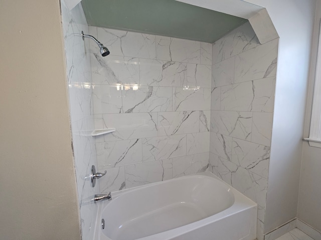 full bath featuring shower / bathtub combination