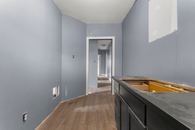 bar featuring wood finished floors and visible vents