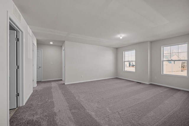 4278 Oak St, Grand Blanc, MI 48439 - carpeted spare room with baseboards, recessed lighting, and visible vents