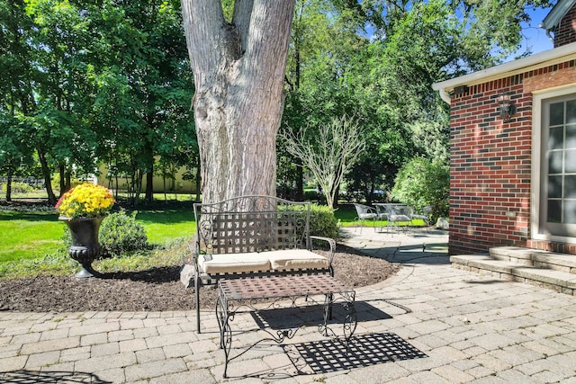 view of patio / terrace featuring outdoor dining space