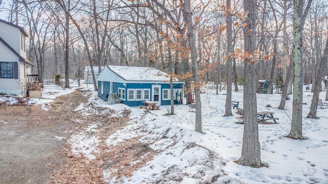 view of chalet / cabin