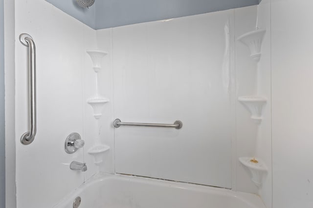 full bathroom with shower / washtub combination