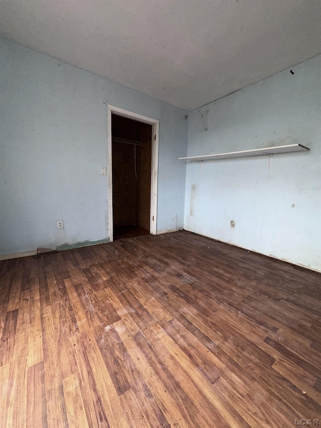 interior space featuring wood-type flooring