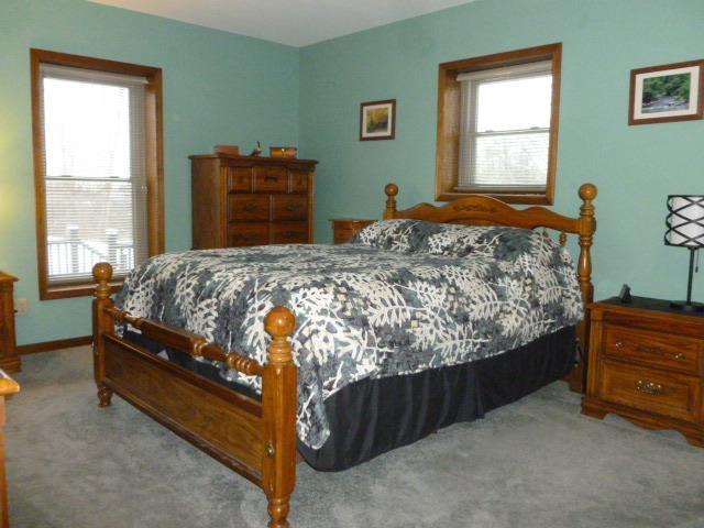 7433 E Maple Ave, Grand Blanc, MI 48439 - bedroom featuring carpet and baseboards