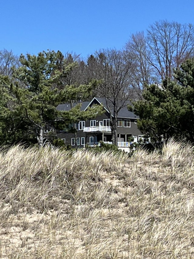 view of back of property