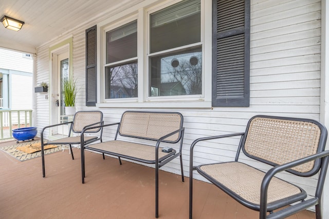 view of patio with covered porch