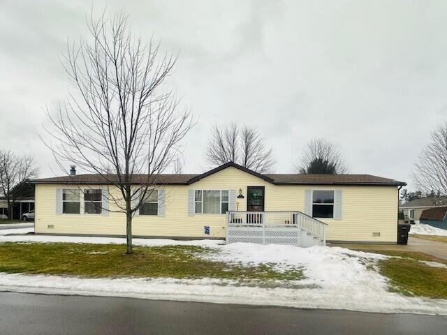 view of front of property with covered porch