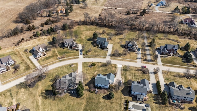 drone / aerial view featuring a residential view