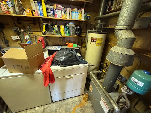 interior space with water heater