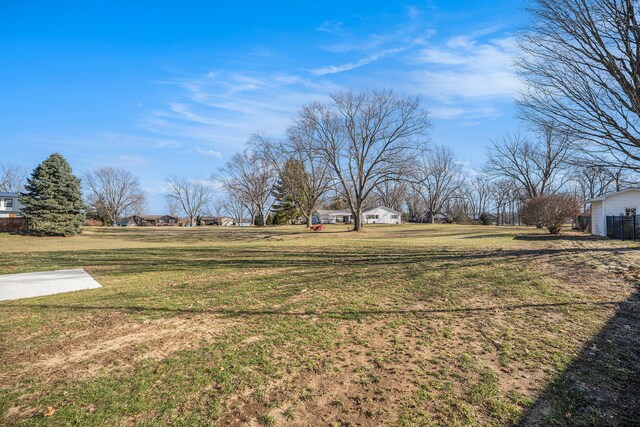 view of yard